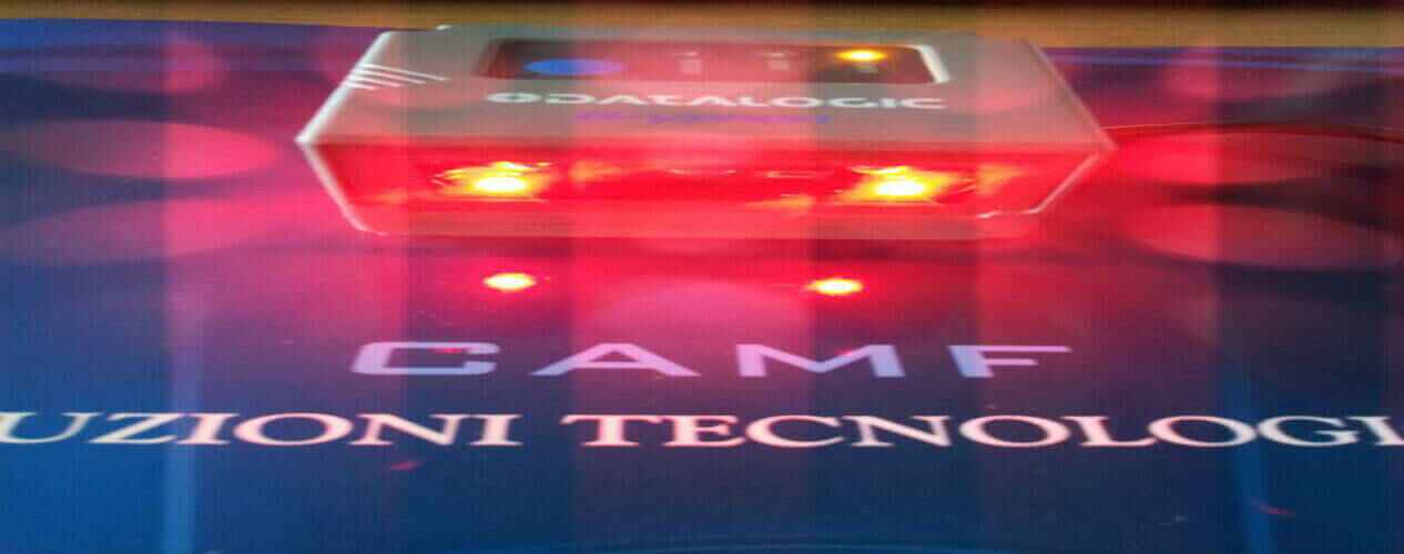 Scanner fisso laser Datalogic per industria e logistica CAMF vendita assistenza Brescia e Lombardia