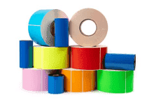 etichette termiche e vellum in bobina rotolo e fan fold per stampanti termiche - camf vendita  brescia e bergamo