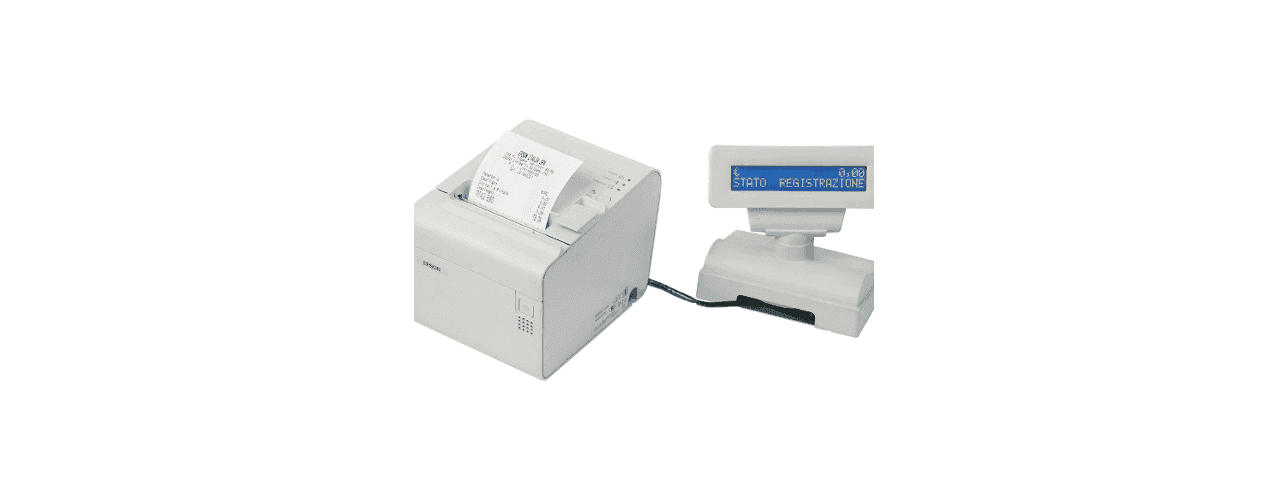 Stampante fiscale Epson FP90 RT bianca camf vendita assistenza Brescia e provincia