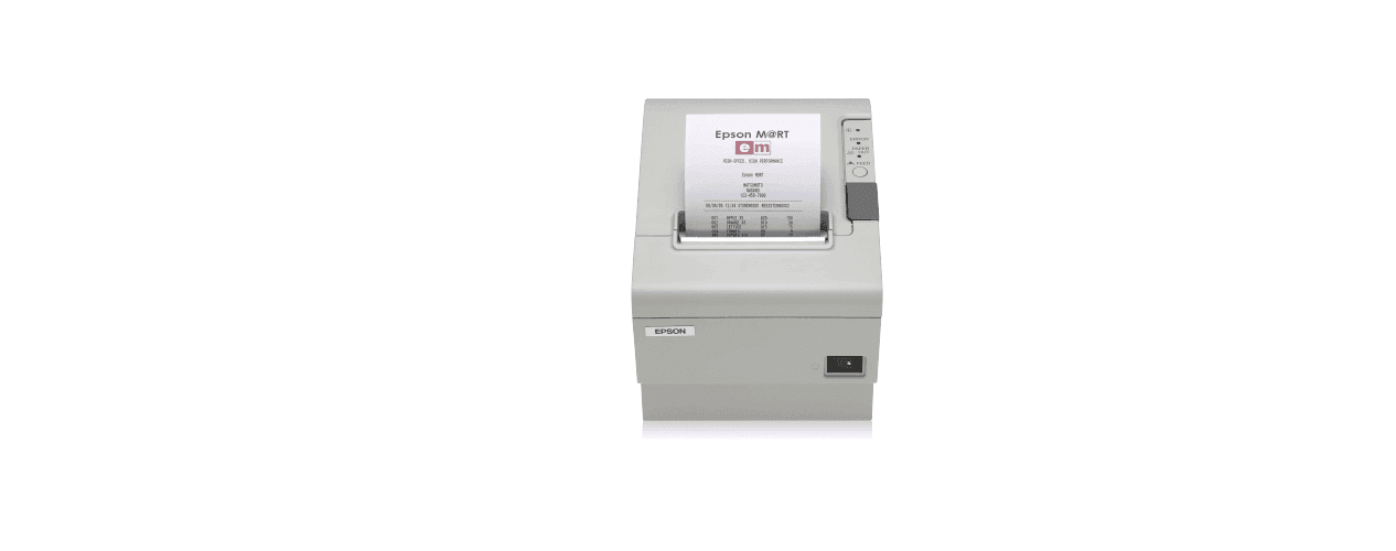 Stampante termica Epson TM-T88IV bianca per ricevute e preconti ristorazione CAMF vendita e assistenza a Brescia