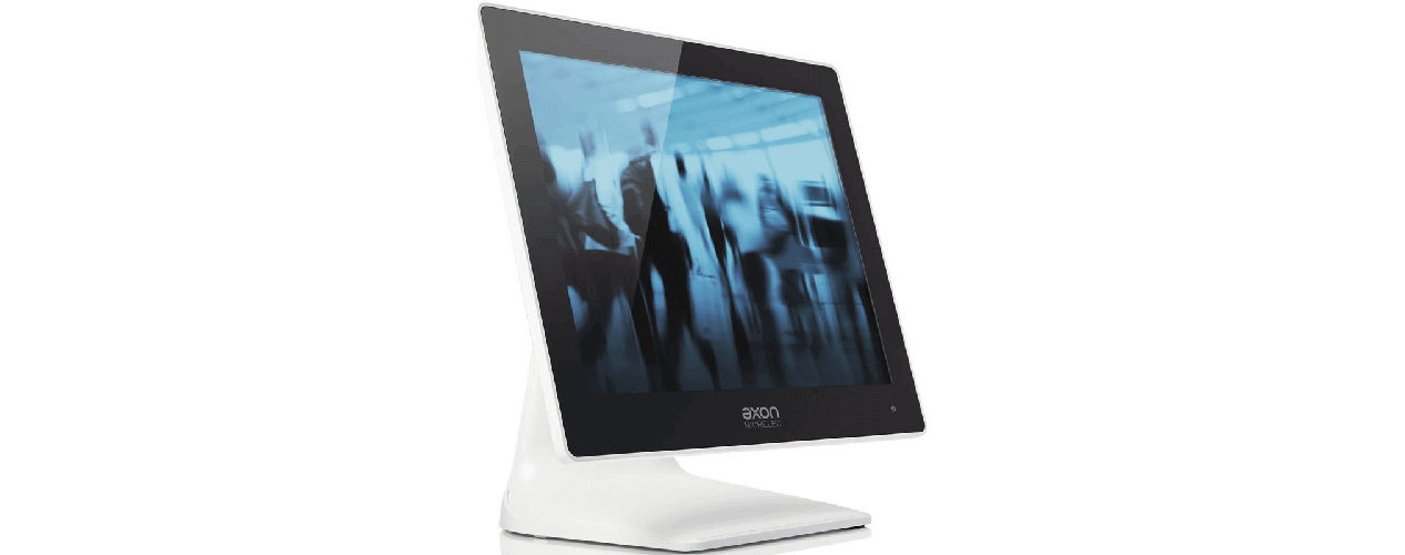 Computer POS touchscreen Axon P2200A all-in-one per gestione cassa e punti vendita con vendita e assistenza a Brescia