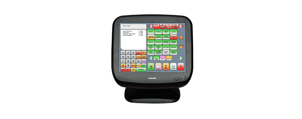 Computer touchscreen Axon POS 2000 nero CAMF Brescia e provincia