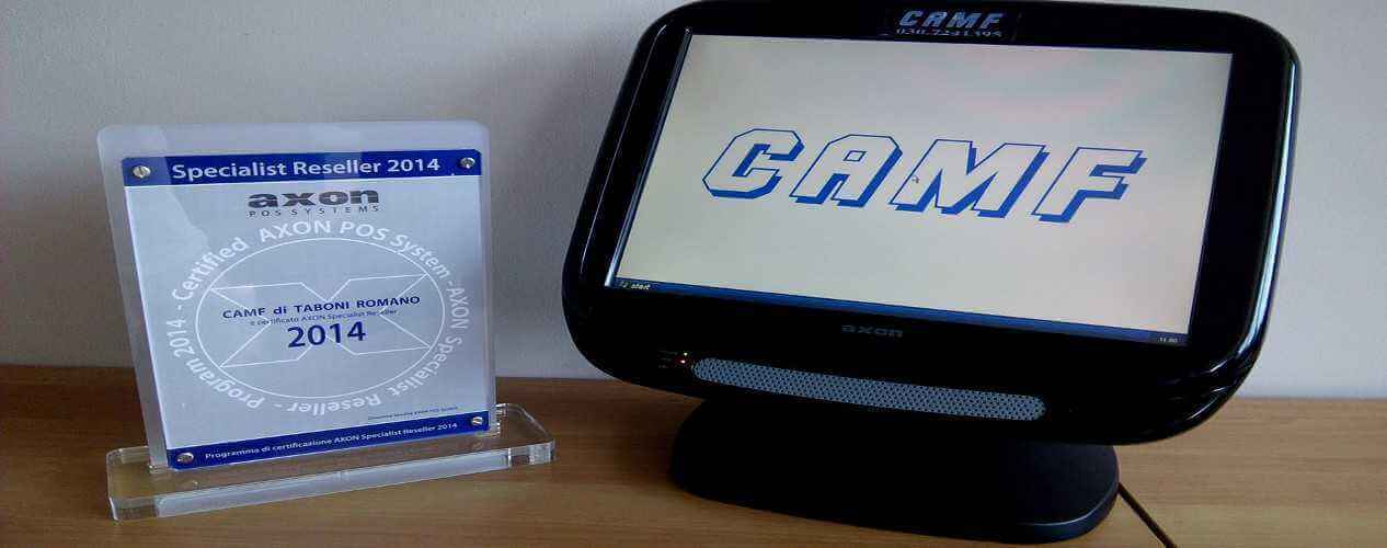 Axon POS 2000 touchscreen CAMF servizio vendita e assistenza a Brescia e provincia