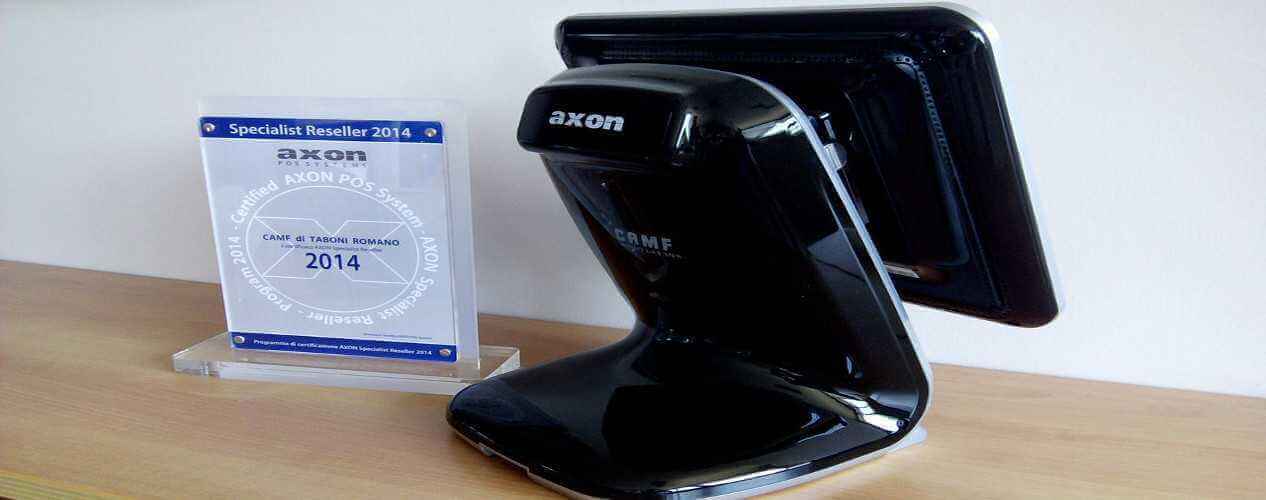 Computer Axon 2500 POS per gestione registratore di cassa touchscreen CAMF Brescia e provincia