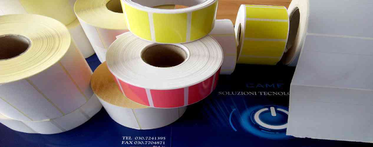 etichette adesive vellum termiche a trasferimento termico rotolo camf brescia e provincia