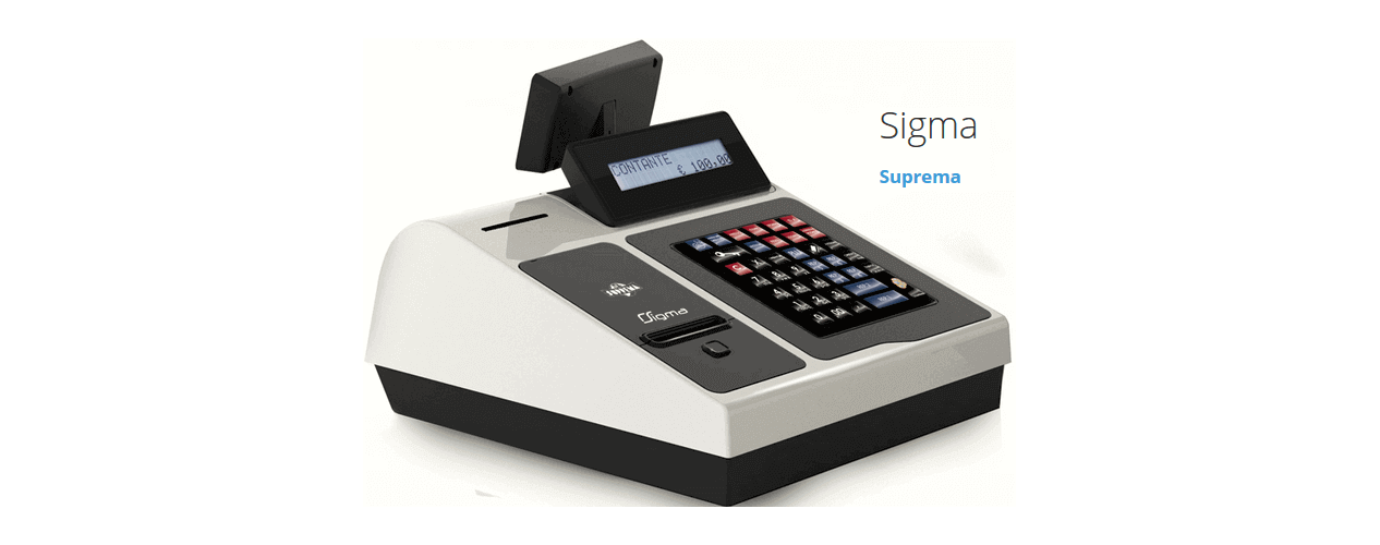 Registratore di cassa telematico Suprema Sigma Ditronetwork CAMF vendita assistenza bollino verde Brescia e provincia