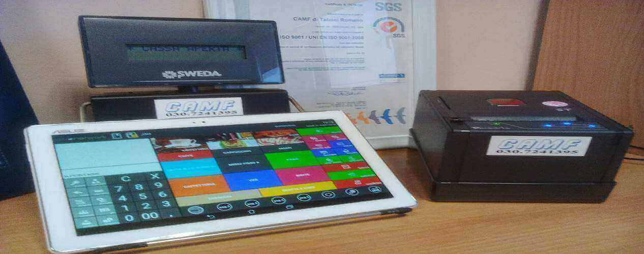 XPOS Mobile software gestionale per paninoteche con touch screen - CAMF Brescia e provincia, vendita e assistenza