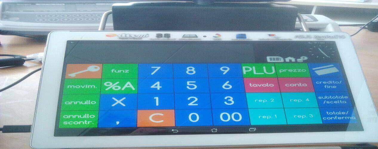 STAMPANTE FISCALE DITRONETWORK ZIP CON TABLET ANDROID CAMF VENDITA ASSISTENZA BRESCIA E PROVINCIA 