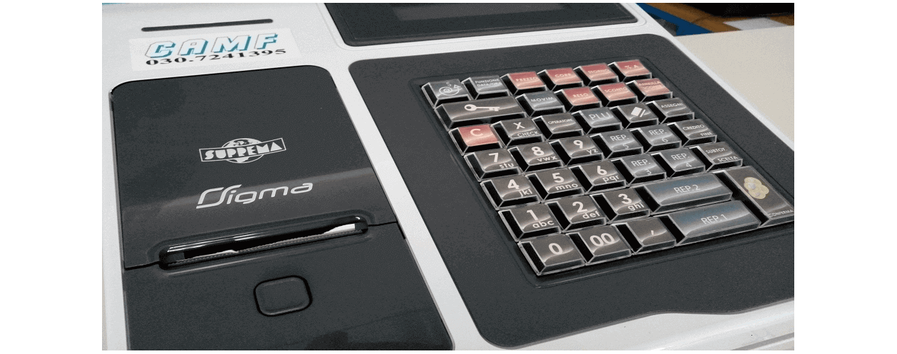 Registratore di cassa telematico Suprema Sigma Ditronetwork CAMF Taboni Romano vendita e assistenza Brescia