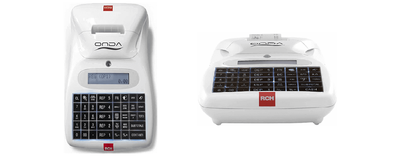 Registratore di cassa telematico RCH Onda R RT CAMF vendita assistenza installazione a Brescia e provincia