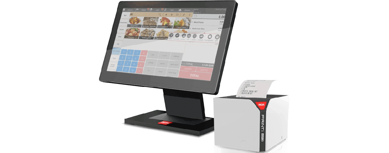 Cassa POS touchscreen Android RCH AT15 Iron CAMF per attività di ristorazione a Brescia