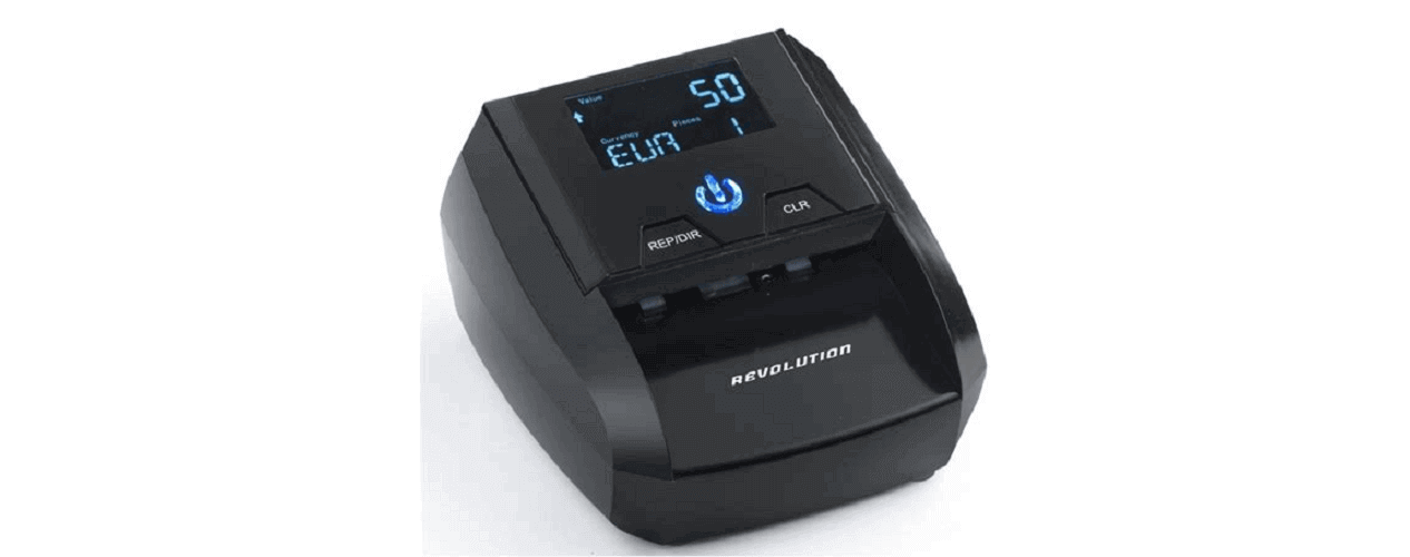 Verificatore di banconote false HT7000 Revolution di colore nero - in vendita presso camf di taboni romano erbusco