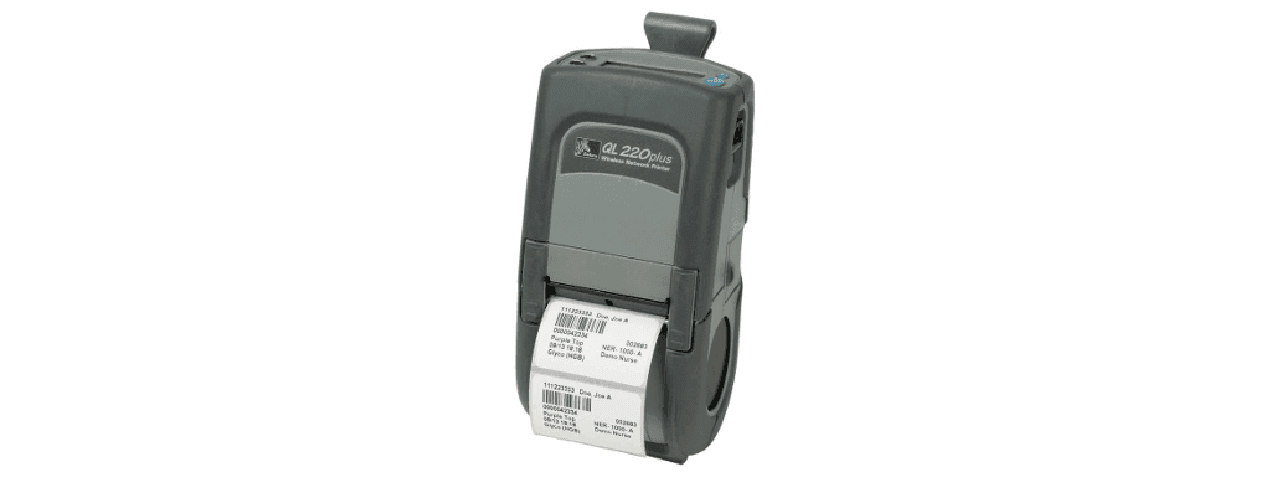 Stampante portatile Zebra QL 220 termica per etichette e codici a barre - CAMF vendita e assistenza Brescia e provincia