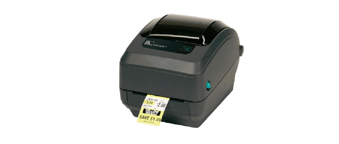 Stampante Zebra GX420T trasferimento termico per codici a barre CAMF vendita e assistenza a Brescia e provincia