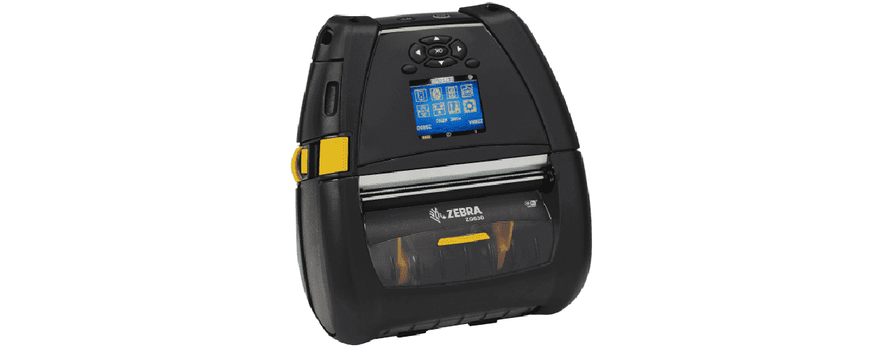 Stampante portatile Zebra ZQ600 CAMF per etichette e ricevute con vendita e assistenza a Brescia