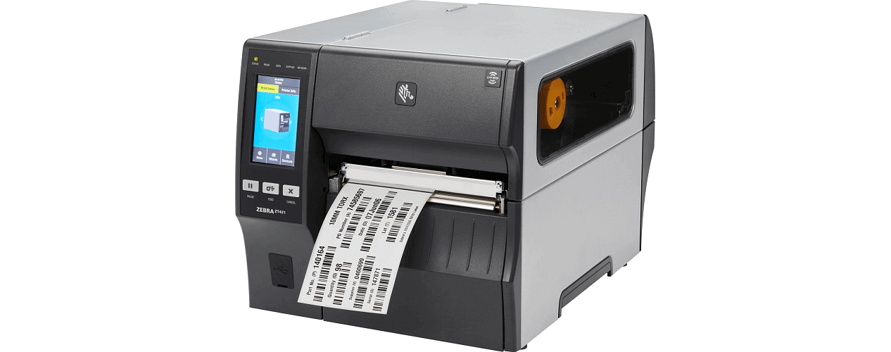 Stampante industriale Zebra ZT421 CAMF per stampa di etichette e codici a barre a Brescia