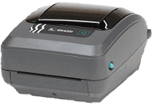 stampante di etichette con codici a barre della serie desktop di zebra modello gk420t a trasferimento termico - camf vendita ed assistenza in brescia e provincia